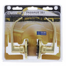 Carbine Empire SL8000 Tiebolt Standard Passage Lever set, , Display Pack, Polished Brass - primehardware