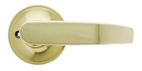 Carbine Empire SL8000 Tiebolt Standard Passage Lever set, , Display Pack, Polished Brass - primehardware