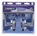 Carbine Doncaster 7000 Cylindrical Privacy set, Standard Lever, 70mm backset, , Display Pack, Brushed Satin Chrome - primehardware