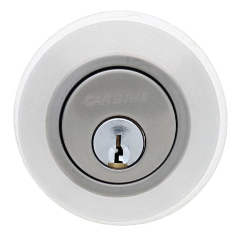 Carbine LB Residential Series Standard Cylinder and Turn Deadbolt, 60 - 70mm backset, C4 Keyed to Differ , Boxed, Satin Nickel - primehardware