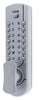Carbine CDL7000 Heavy duty Knob with lever digital, 60mm backset, Boxed, Satin Chrome - primehardware
