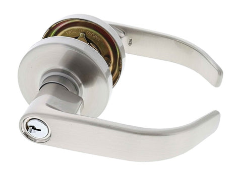 Carbine Empire SL8000 Tiebolt Contemporary Entrance Lever set, C4 Keyed to Differ, Boxed, Satin Nickel - primehardware