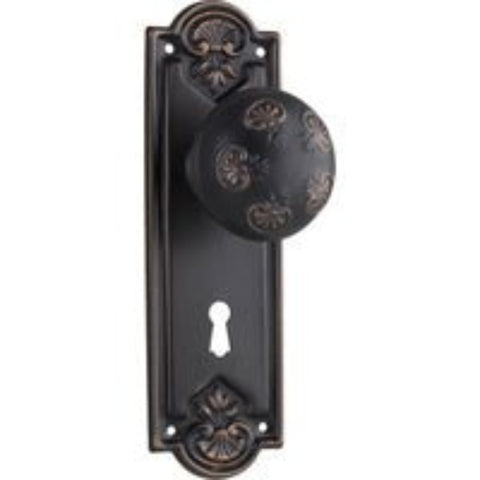 Tradco Nouveau Door Knob on Backplate - Customise to your needs - primehardware