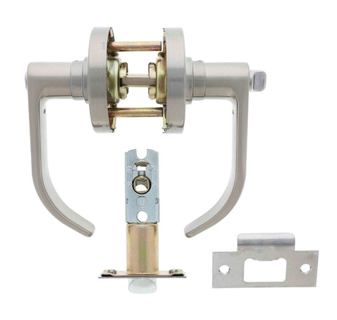 Carbine Empire SL8000 Tiebolt Contemporary Privacy Lever set, , Boxed, Satin Nickel - primehardware