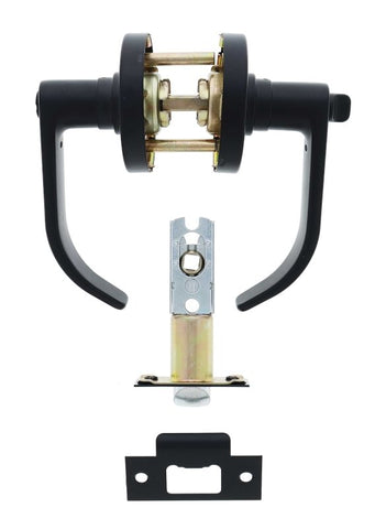 Carbine Empire SL8000 Tiebolt Contemporary Privacy Lever set, , Boxed, Matte Black - primehardware