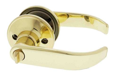 Carbine Empire SL8000 Tiebolt Standard Privacy Lever set, , Display Pack, Polished Brass - primehardware