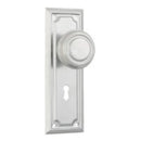 Tradco Edwardian Door Knob on Rectangular Backplate - Customise to your needs - primehardware
