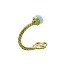 Tradco Porcelain Tip Rope Robe Hook - Available in Various Finishes - primehardware
