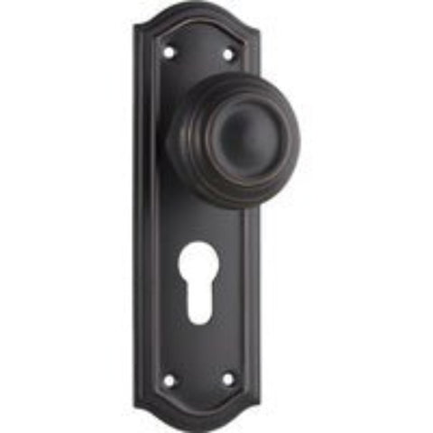 Tradco Kensington Door Knob on Backplate - Customise to your needs - primehardware