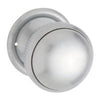 Tradco Large Milled Edged Mortice Door Knob on Round Rose - Customise ot your needs - primehardware