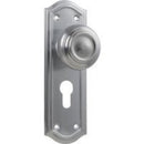 Tradco Kensington Door Knob on Backplate - Customise to your needs - primehardware
