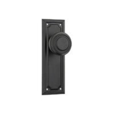 Tradco Edwardian Door Knob on Rectangular Backplate - Customise to your needs - primehardware