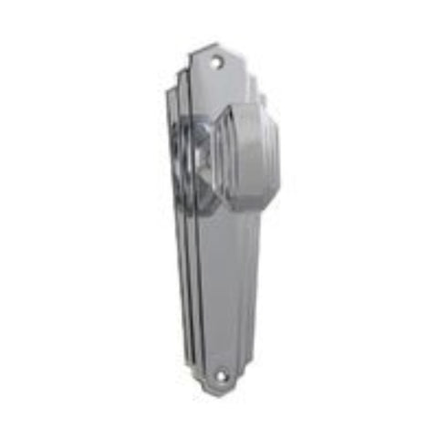 Tradco Elwood Art Deco Door Knob on Long Backplate - Customise to your needs - primehardware