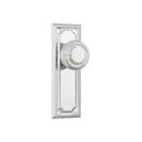 Tradco Edwardian Door Knob on Rectangular Backplate - Customise to your needs - primehardware