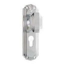 Tradco Napier Art Deco Door Knob on Backplate - Customise your needs - primehardware