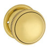 Tradco Large Milled Edged Mortice Door Knob on Round Rose - Customise ot your needs - primehardware