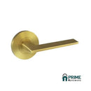 AUSTYLE TAPERED LEVER INTEGRATED PASSAGE/PRIVACY SATIN BRASS 93585 - primehardware