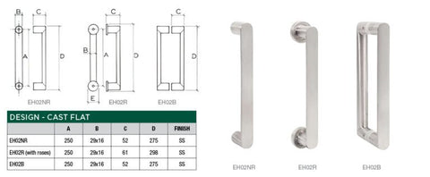 Scope Entrance Handles “Cast Flat” - primehardware