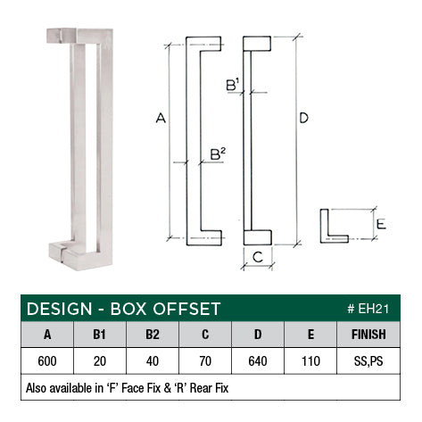 Scope Entrance Handles “Box” Offset