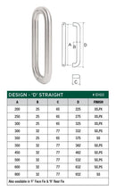Scope Entrance Handles “D” Straight - primehardware