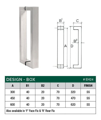Scope Entrance Handles “Box” - primehardware