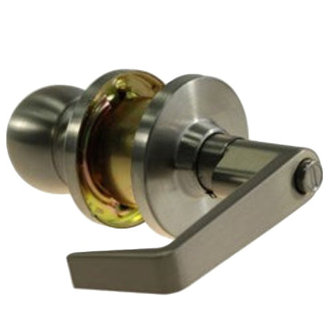 Brava Metro El Series Entrance Lockset With Knob/ Lever 70mm Backset Satin Chrome - El3000sc70 - primehardware