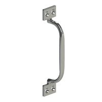 EMRO STRAIGHT PULL HANDLE 4 HOLE 137 - AVAILABLE IN CHROME PLATED AND SATIN POWDER COATED - primehardware