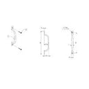 EMRO STRAIGHT PULL HANDLE 138 - AVAILABLE IN CHROME PLATED AND SATIN POWDER COATED - primehardware