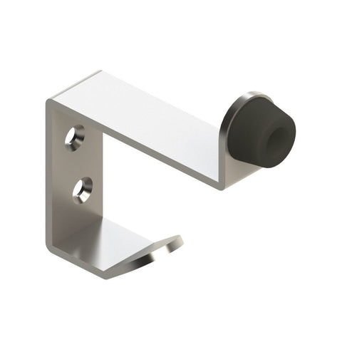 EMRO HAT AND COAT HOOK WITH RUBBER TIP STAINLESS STEEL 171 - primehardware