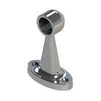 EMRO CUPBOARD END PILLAR SUPPORT CHROME AVAILABLE IN 16MM AND 25MM SIZES - primehardware