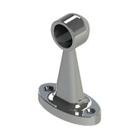 EMRO CUPBOARD END PILLAR SUPPORT CHROME AVAILABLE IN 16MM AND 25MM SIZES - primehardware