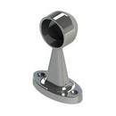EMRO CUPBOARD END PILLAR SUPPORT CHROME AVAILABLE IN 16MM AND 25MM SIZES - primehardware
