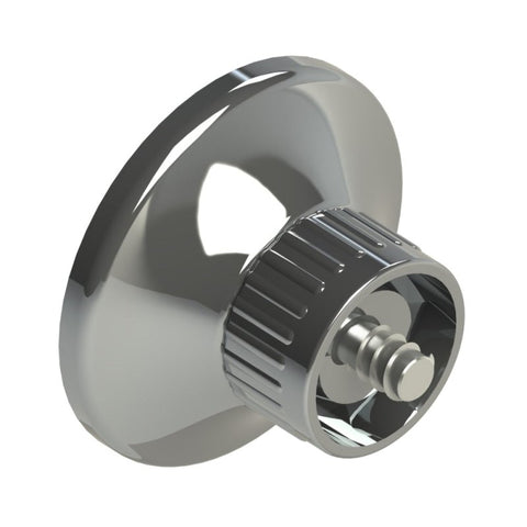 EMRO ADJUSTABLE END SUPPORT FOR 16MM & 19MM ROUND TUBE 412CPCD - primehardware