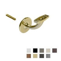 EMRO 442 STAIR HAND RAIL BRACKET CENTRE CONCEALED FIX 60MM - AVAILABLE IN VARIOUS FINISHES - primehardware