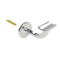 EMRO 443 STAIR HAND RAIL BRACKET EXTENDED CENTRE CONCEALED FIX 80MM - AVAILABLE IN VARIOUS FINISHES - primehardware