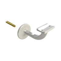 EMRO 443 STAIR HAND RAIL BRACKET EXTENDED CENTRE CONCEALED FIX 80MM - AVAILABLE IN VARIOUS FINISHES - primehardware