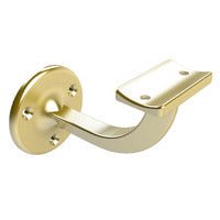 EMRO STAIR HAND RAIL 444 BRACKET EXTENDED CONVENTIONAL 80MM - AVAILABLE IN VARIOUS FINISHES - primehardware