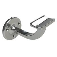EMRO STAIR HAND RAIL 444 BRACKET EXTENDED CONVENTIONAL 80MM - AVAILABLE IN VARIOUS FINISHES - primehardware