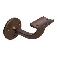 EMRO STAIR HAND RAIL 444 BRACKET EXTENDED CONVENTIONAL 80MM - AVAILABLE IN VARIOUS FINISHES - primehardware