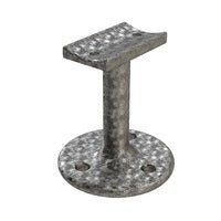 EMRO 445 STRAIGHT STAIR RAIL BRACKET VISIBLE FIX 60MM - AVAILABLE IN VARIOUS FINISHES - primehardware