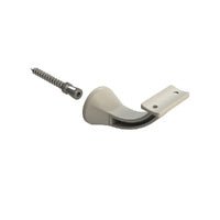 EMRO ARCHITECTURAL CONCEALED CURVED TOP BRACKET - AVAILABLE IN VARIOUS FINISHES - primehardware