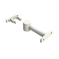 EMRO EXTENDED DOOR CLIP WHITE 70MM 450WHS - primehardware