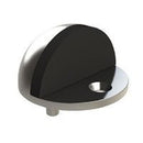 EMRO 50002 DOOR STOP HALF MOON FLOOR MOUNTED TYPE SATIN STAINLESS STEEL 44X24MM - primehardware