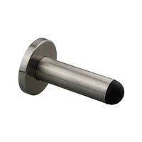 EMRO DOOR STOP DOOR MOUNTED 75MM SATIN STAINLESS STEEL 50007 - primehardware