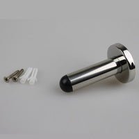 EMRO DOOR STOP DOOR MOUNTED 75MM POLISHED STAINLESS STEEL 50007PSS - primehardware