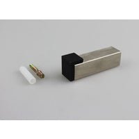 EMRO DOOR STOP WALL/FLOOR MOUNTED SATIN STAINLESS STEEL 20X75MM 50014 - primehardware