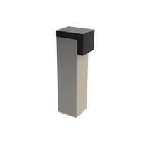 EMRO DOOR STOP WALL/FLOOR MOUNTED SATIN STAINLESS STEEL 20X75MM 50014 - primehardware