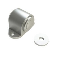 EMRO DOOR STOP MAGNETIC FLOOR MOUNTED SATIN ZINC ALLOY 50016 - primehardware