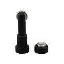 EMRO MAGNETIC DOOR STOP ROUND ADJUSTABLE 83 - 90MM MATT BLACK 50018RMB - primehardware