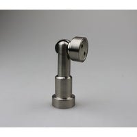 EMRO MAGNETIC DOOR STOP ROUND ADJUSTABLE 83 - 90MM SATIN ZINC ALLOY 50018R - primehardware